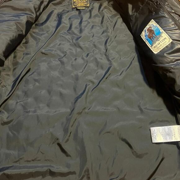 Burton Mallett Bomber Jacket Quilted Insulated Puffer Snowboard Men’s Size Small - Picture 5 of 7